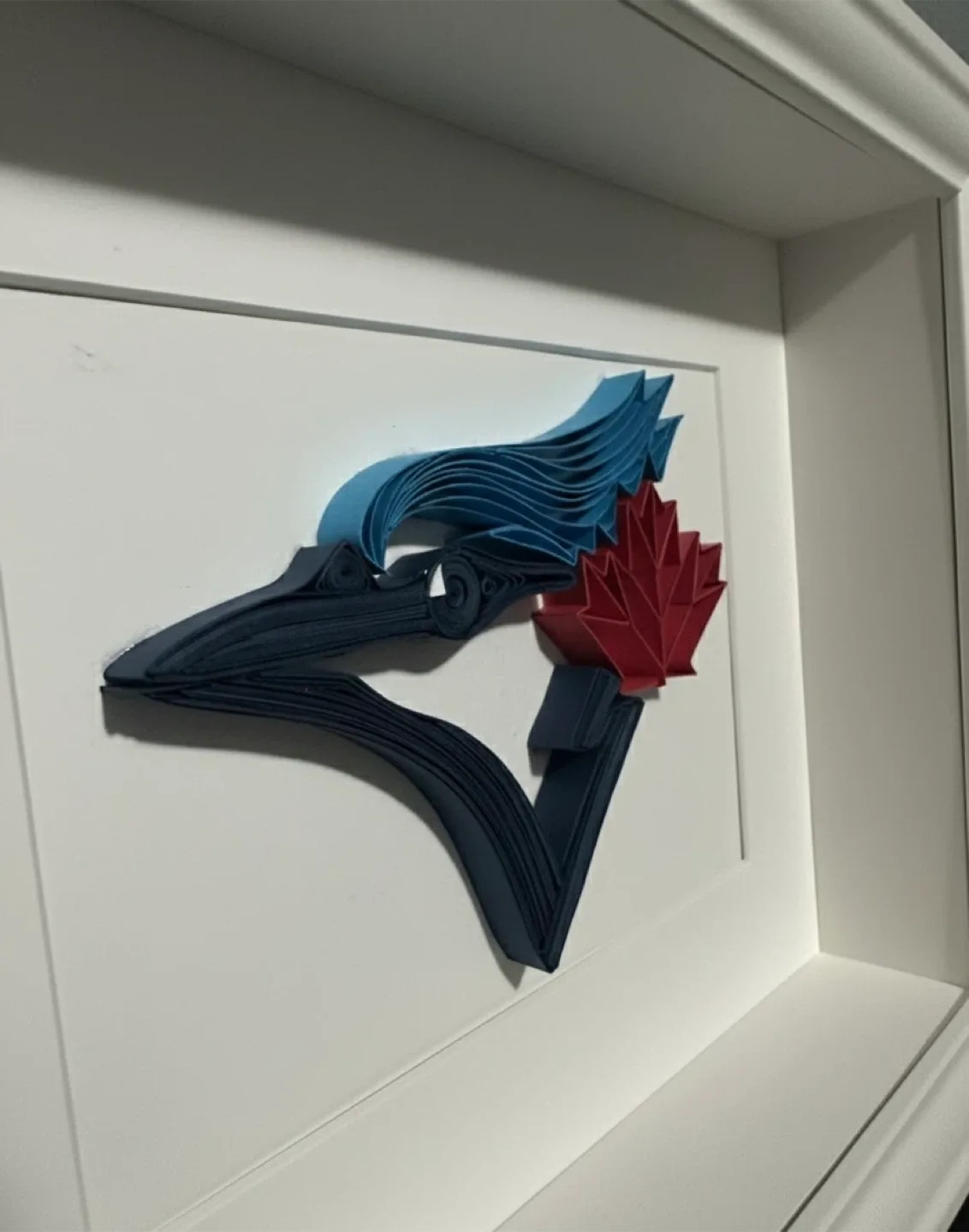 Framed Blue Jays Quilling Art image indicator(2)
