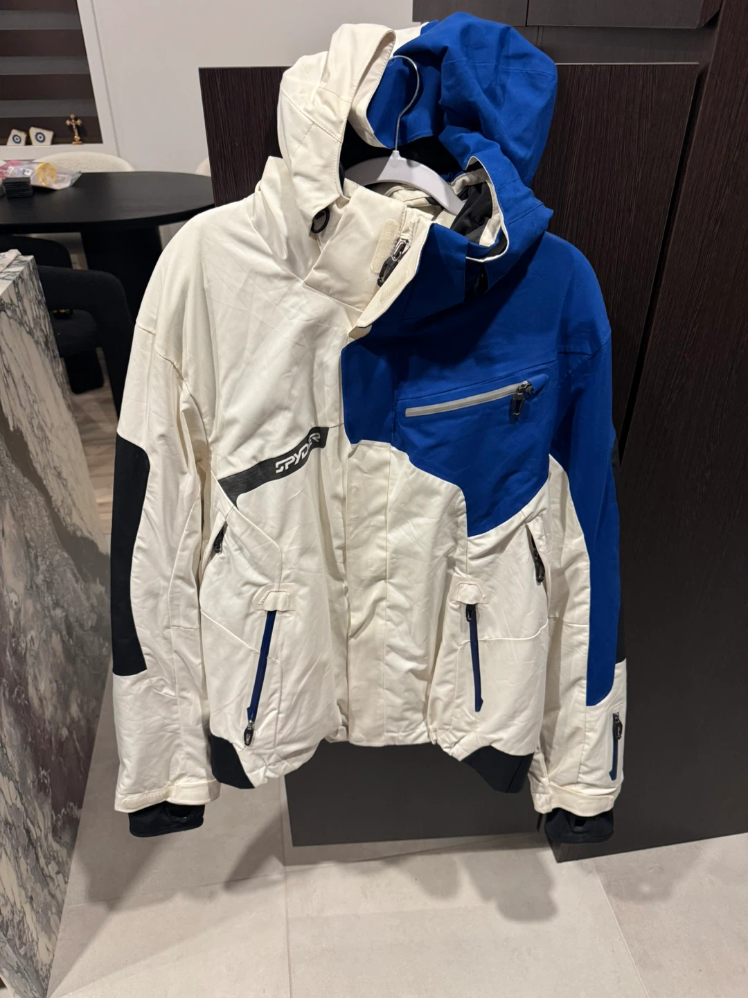 Spyder XXL/TTG Ski Jacket - Blue & White