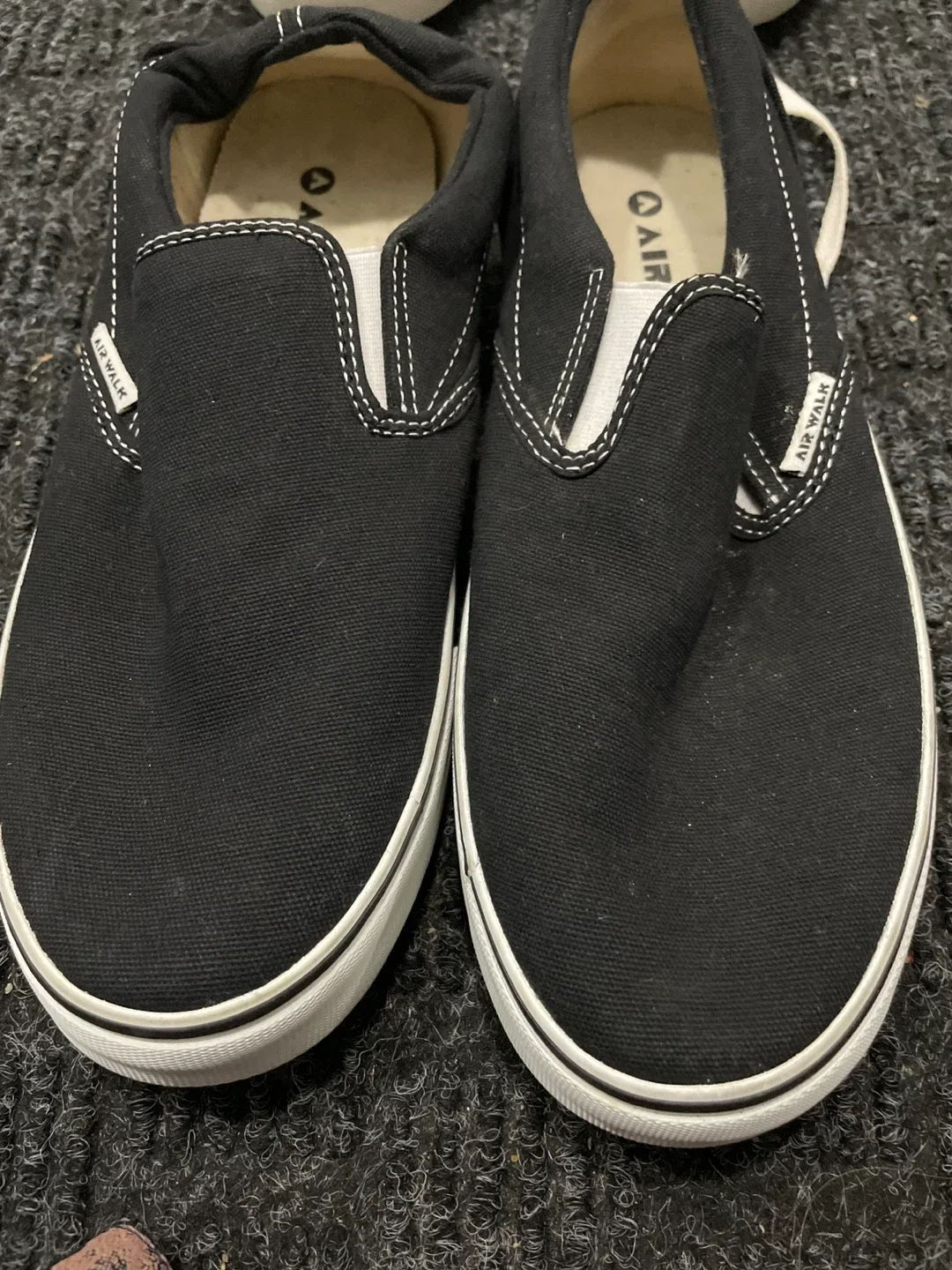 Airwalk Black Slip-on Shoes #Cleanout