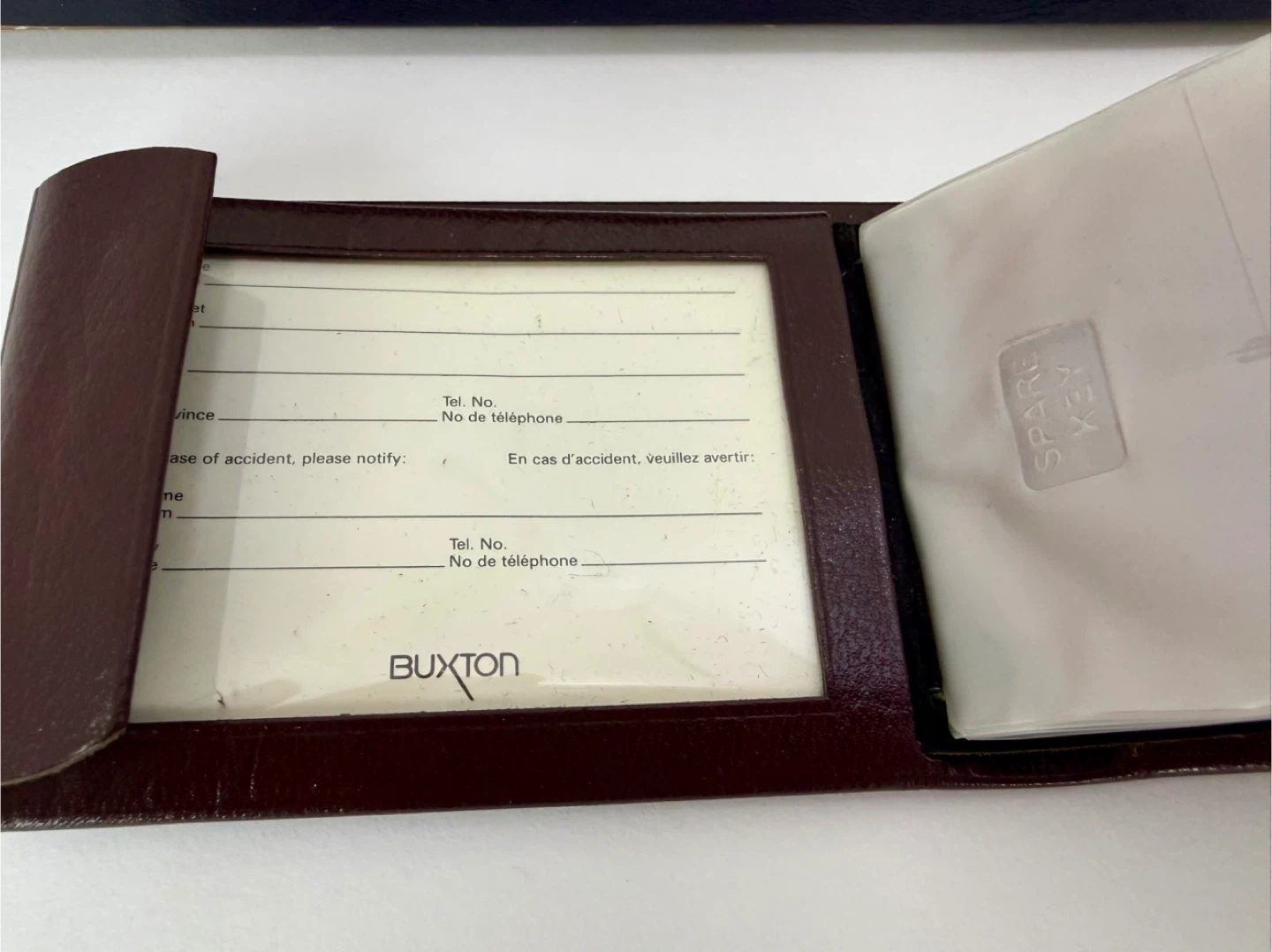 Vintage Buxton Brown Leather Wallet - New in  Box - photo 4