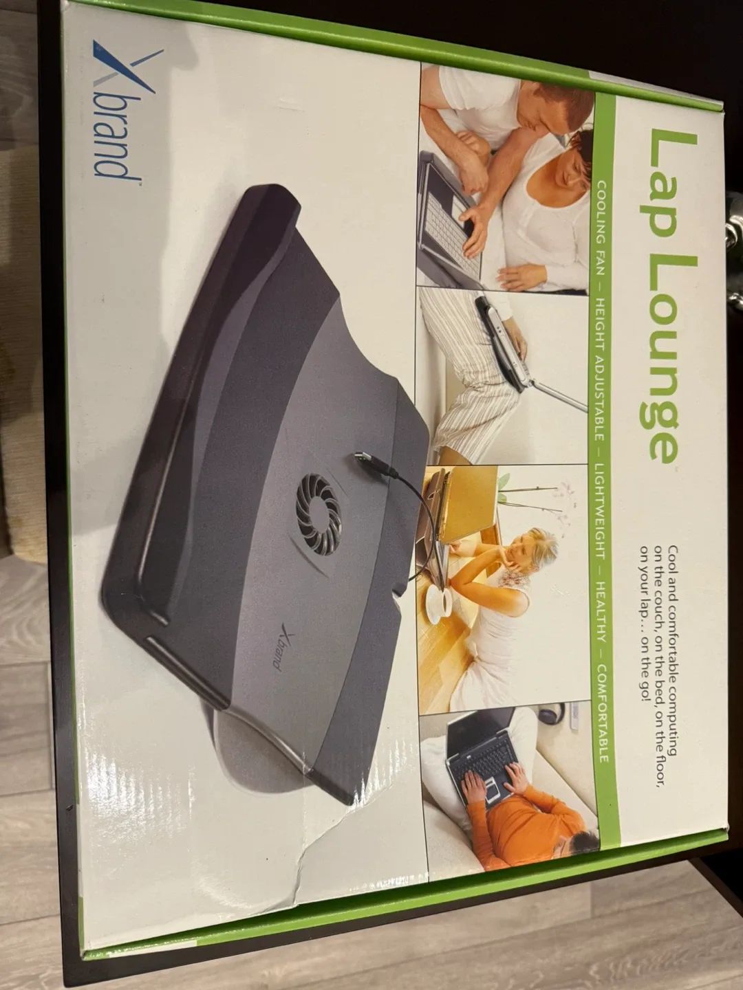 New Xbrand Lap Lounge - Lap Desk with Cooling Fan