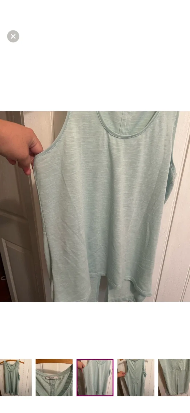 Dex Light Green Tank Top - Size S/P image indicator(3)
