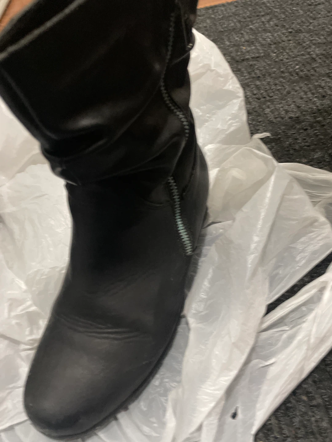Black Ankle Boots winter 🥕 - photo 3