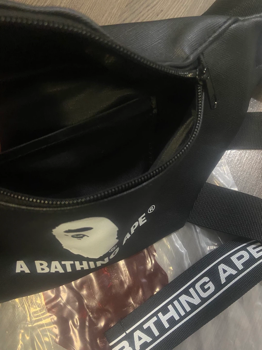 A Bathing Ape Black Waist Bag - photo 4