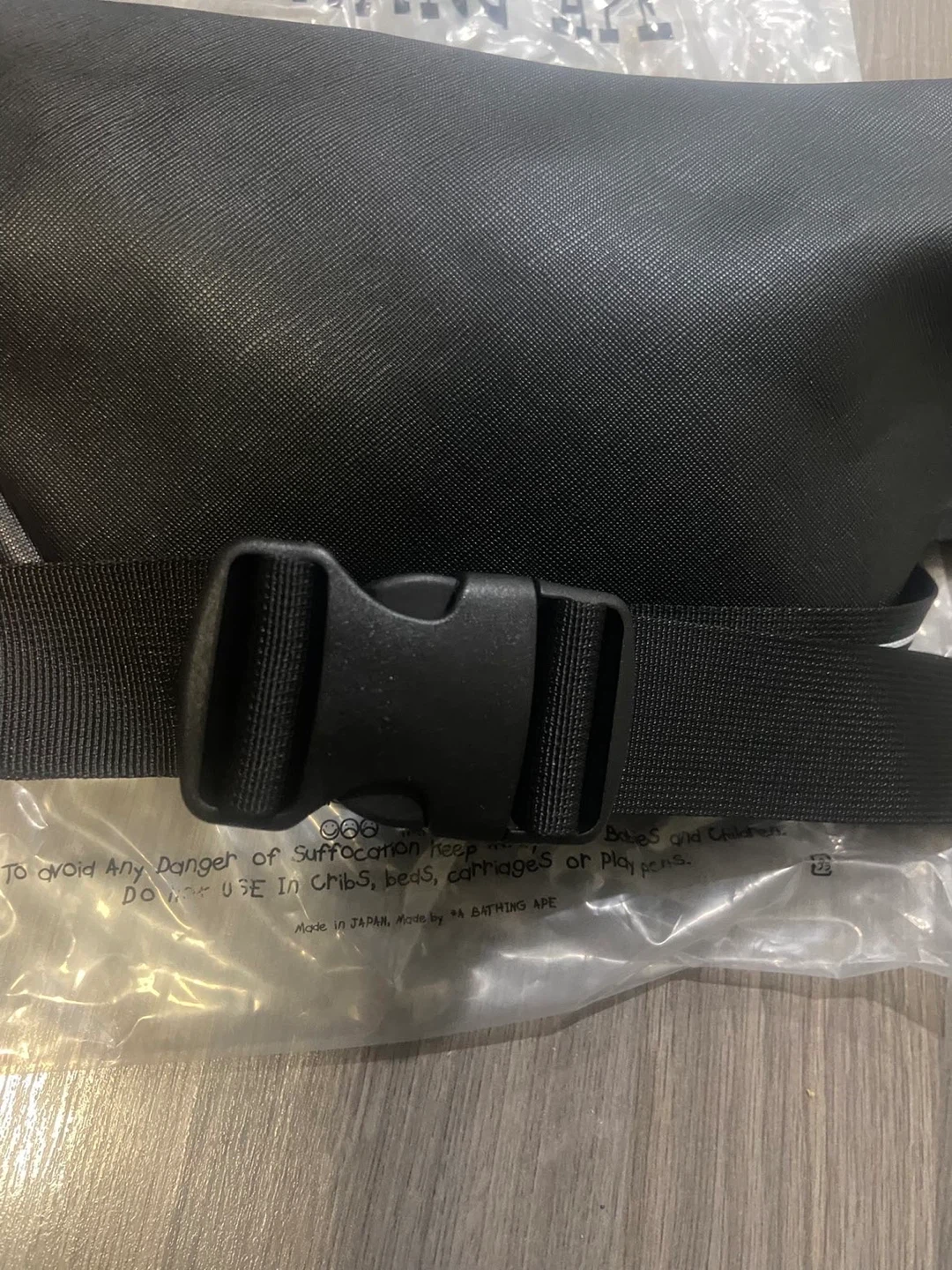 A Bathing Ape Black Waist Bag - photo 3