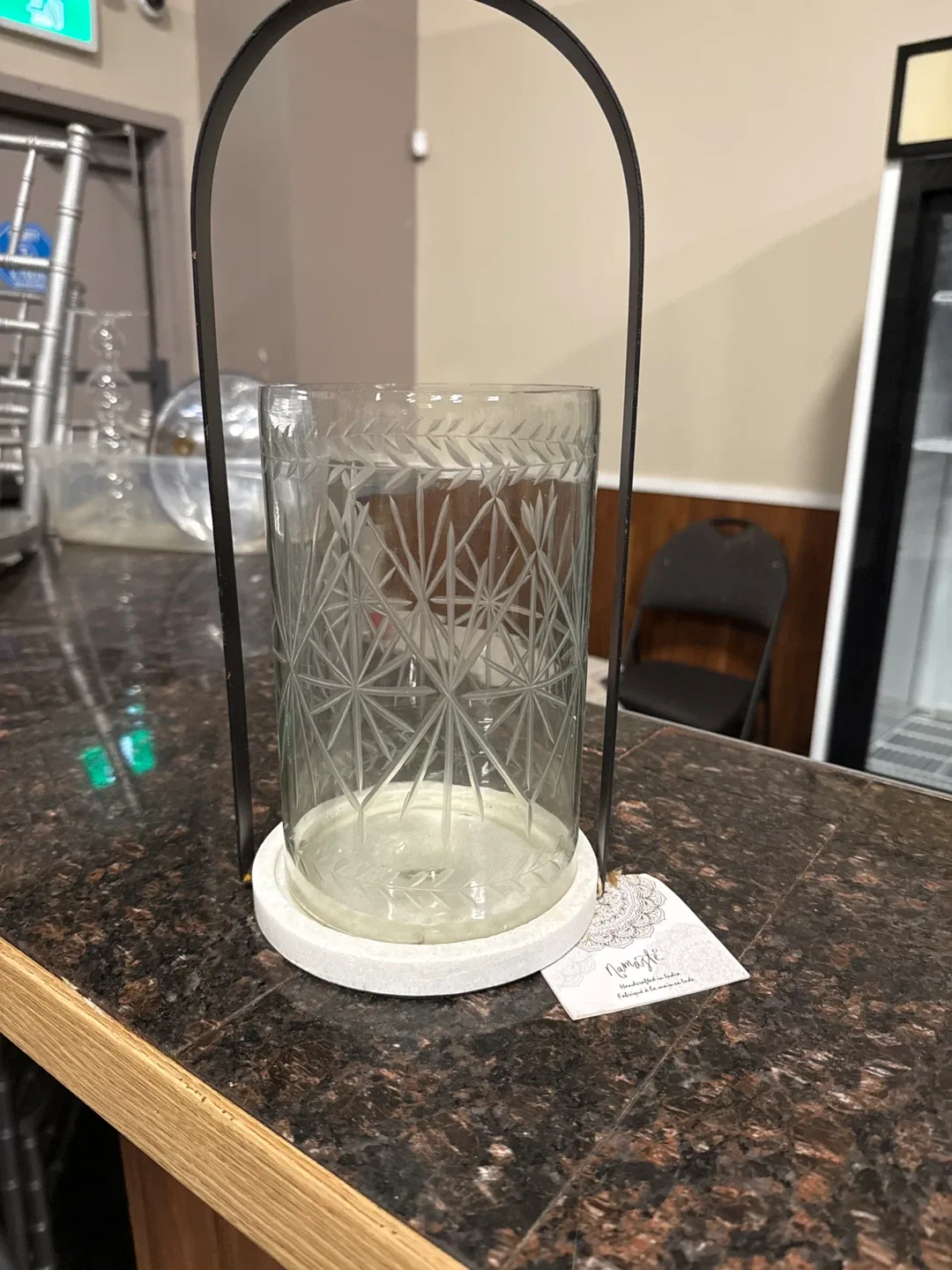 Namaste Lantern with Glass Holder