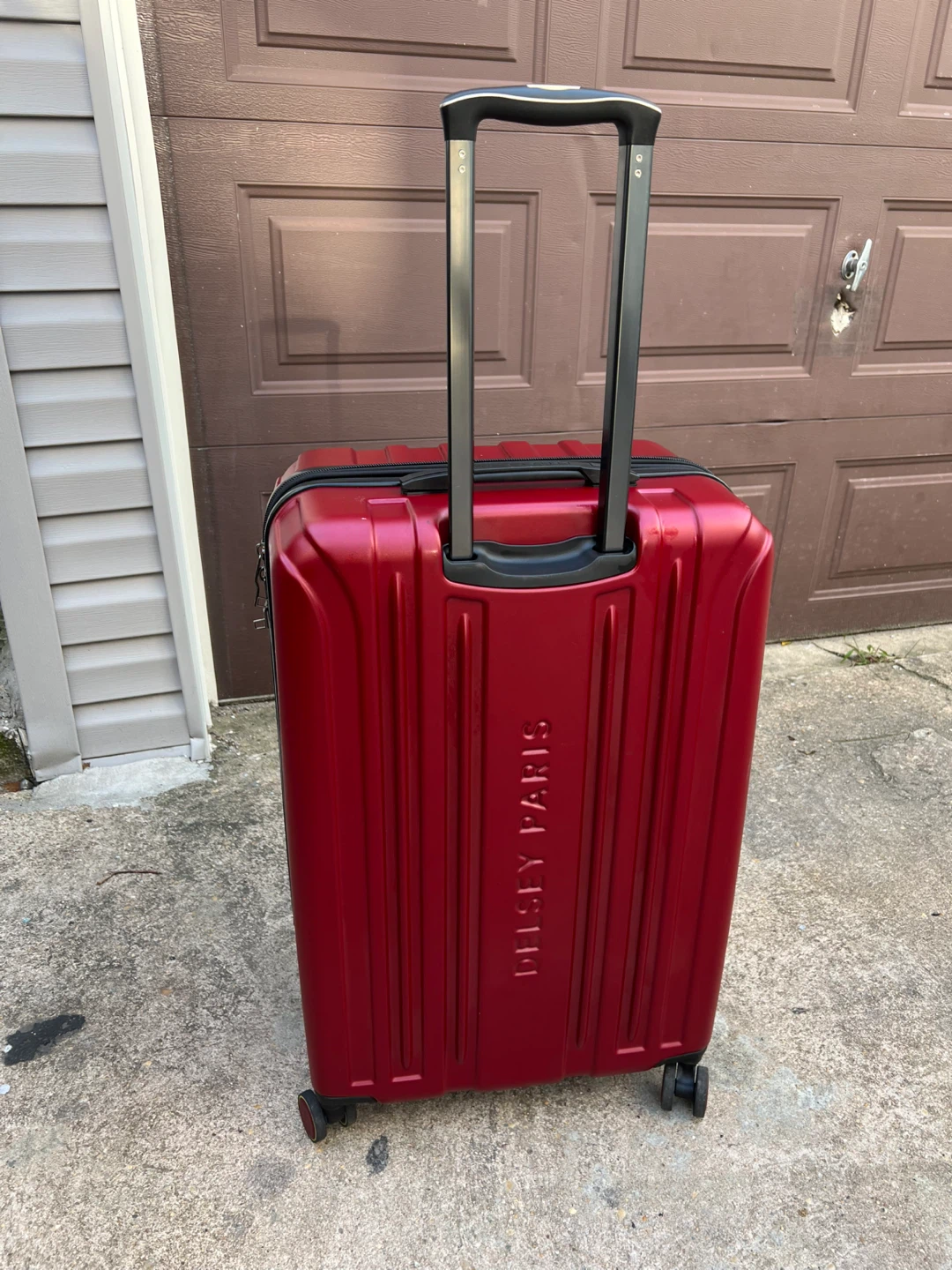 Delsey Paris Carry-on Suitcase - Red - photo 4