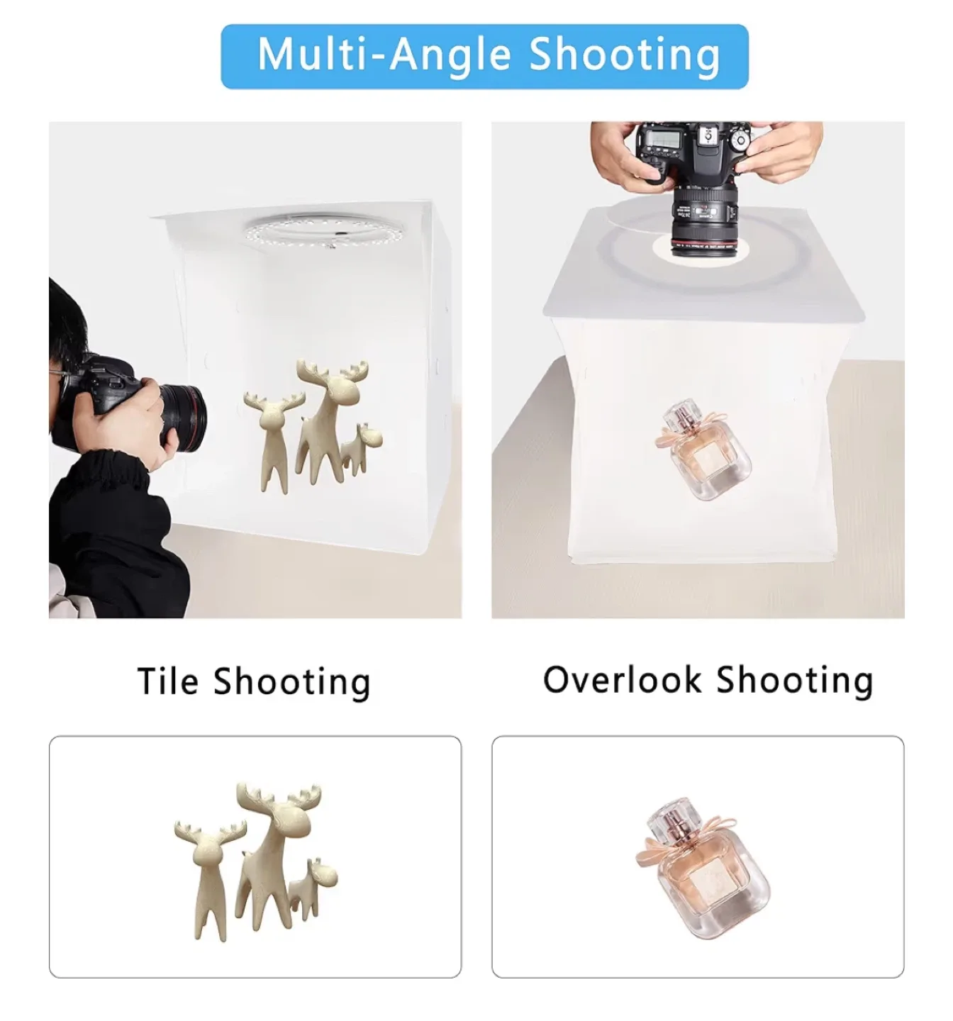 OYX 30CM Portable Photo Studio Box - Like New! image indicator(3)