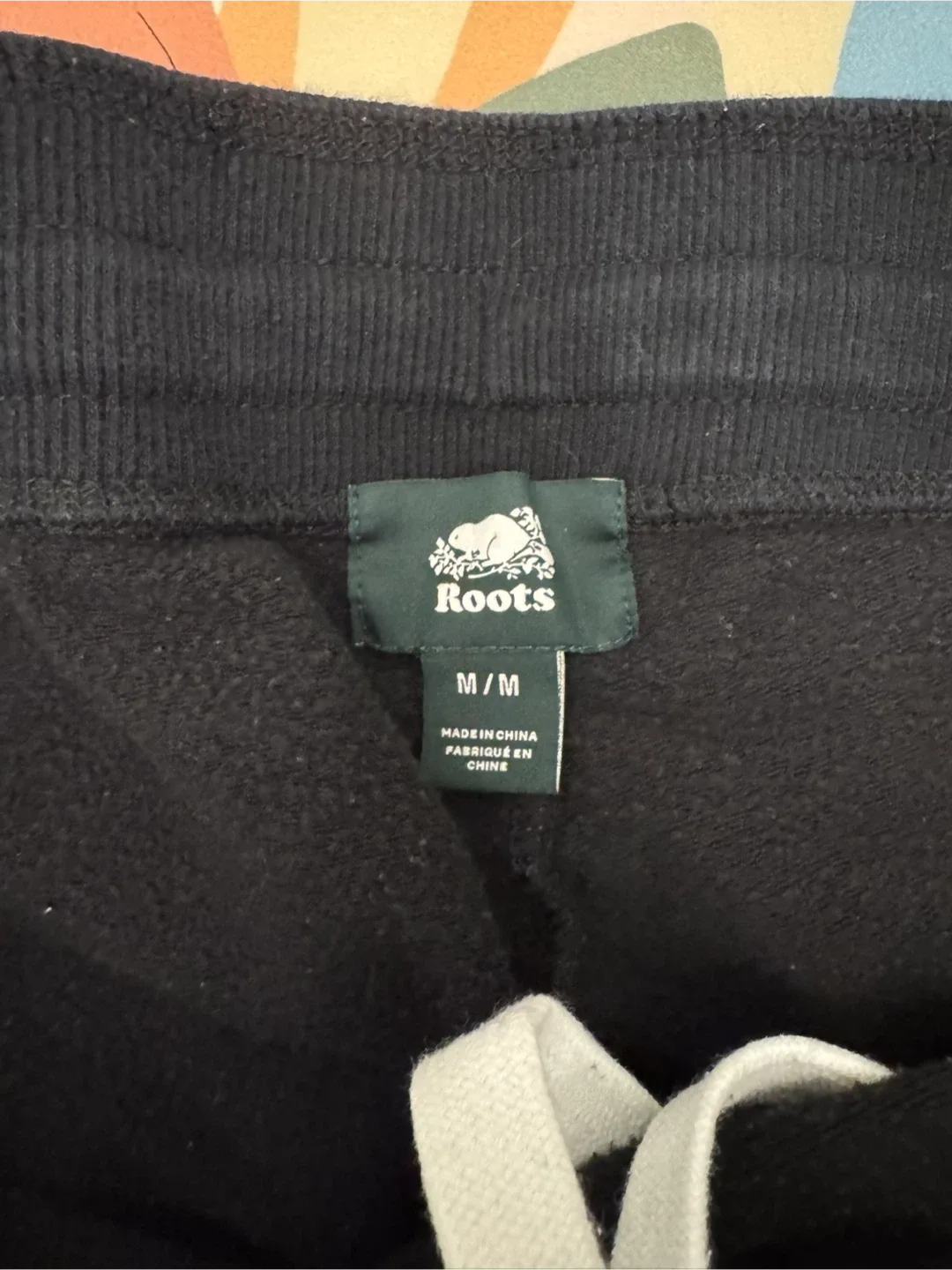 Roots Black Sweatpants - Size M image indicator(3)