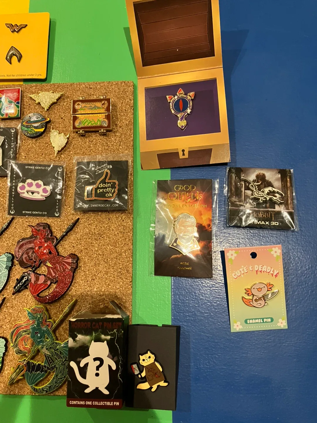 Large Enamel Pin Lot image indicator(2)