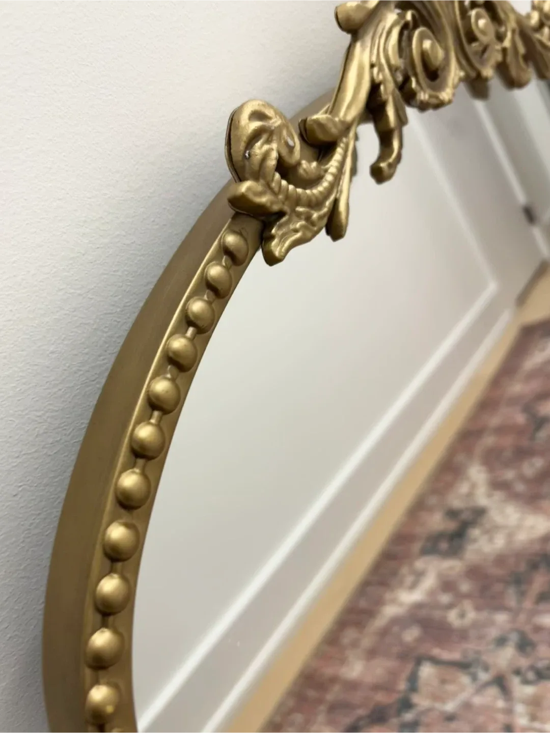 Gorgeous! Antique Gold Arch Wall Mirror, 24"x36" NEW image indicator(3)