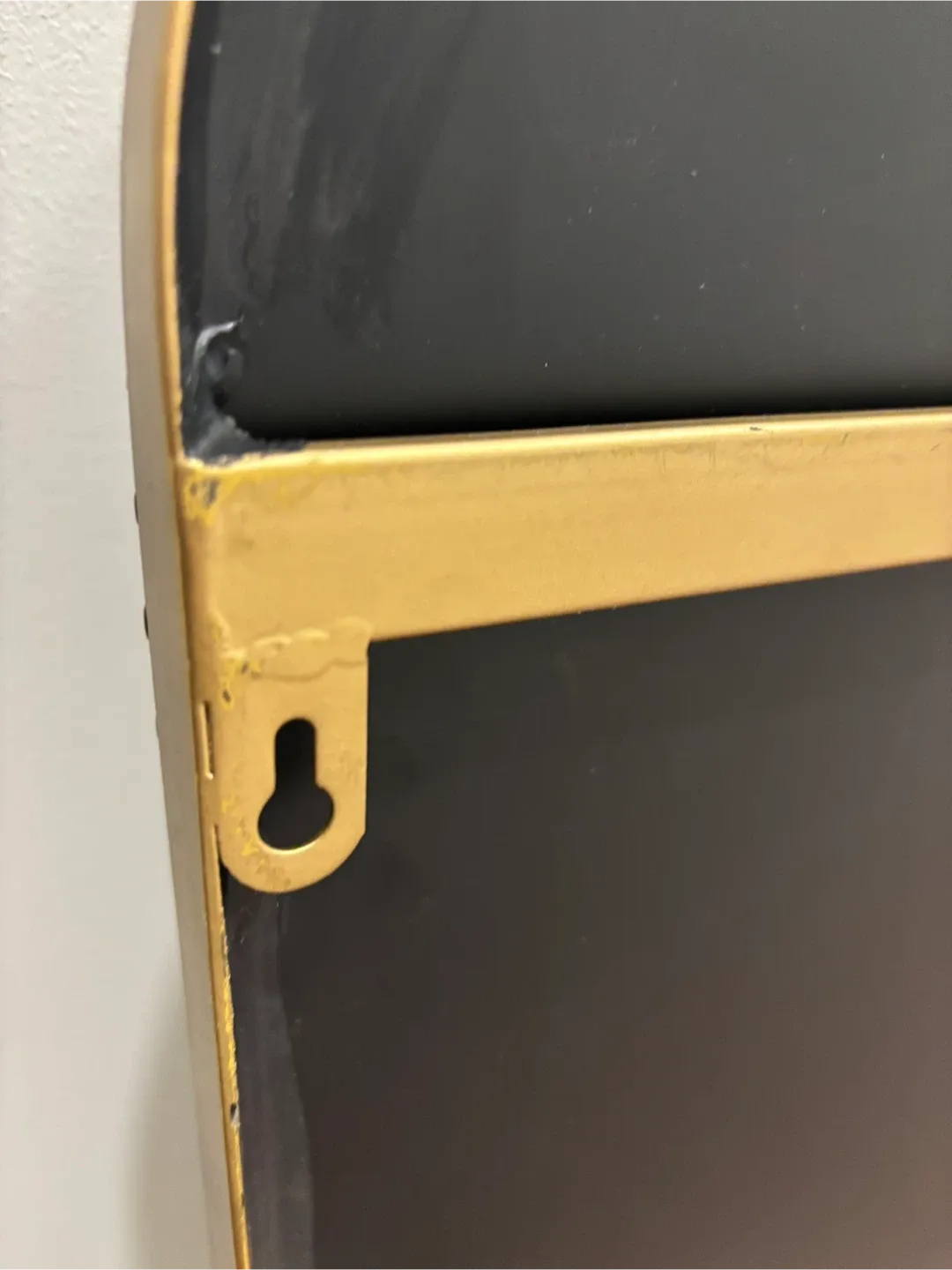 Gorgeous! Antique Gold Arch Wall Mirror, 24"x36" NEW image indicator(6)