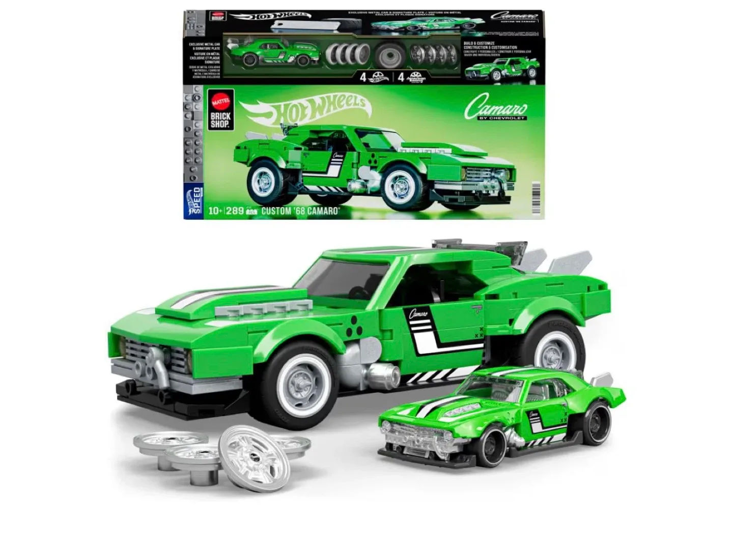 Hot Wheels Mega Custom '68 Camaro Set