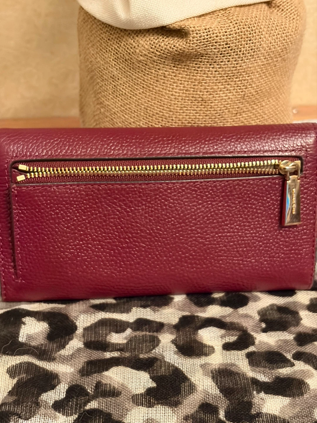 Michael Kors Burgundy Leather Wallet - photo 2