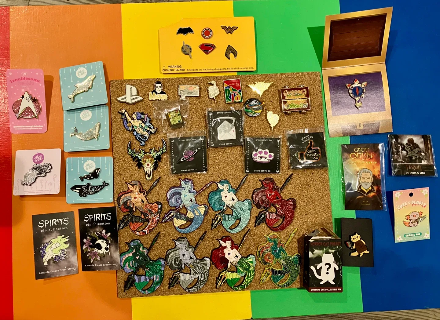 Large Enamel Pin Lot