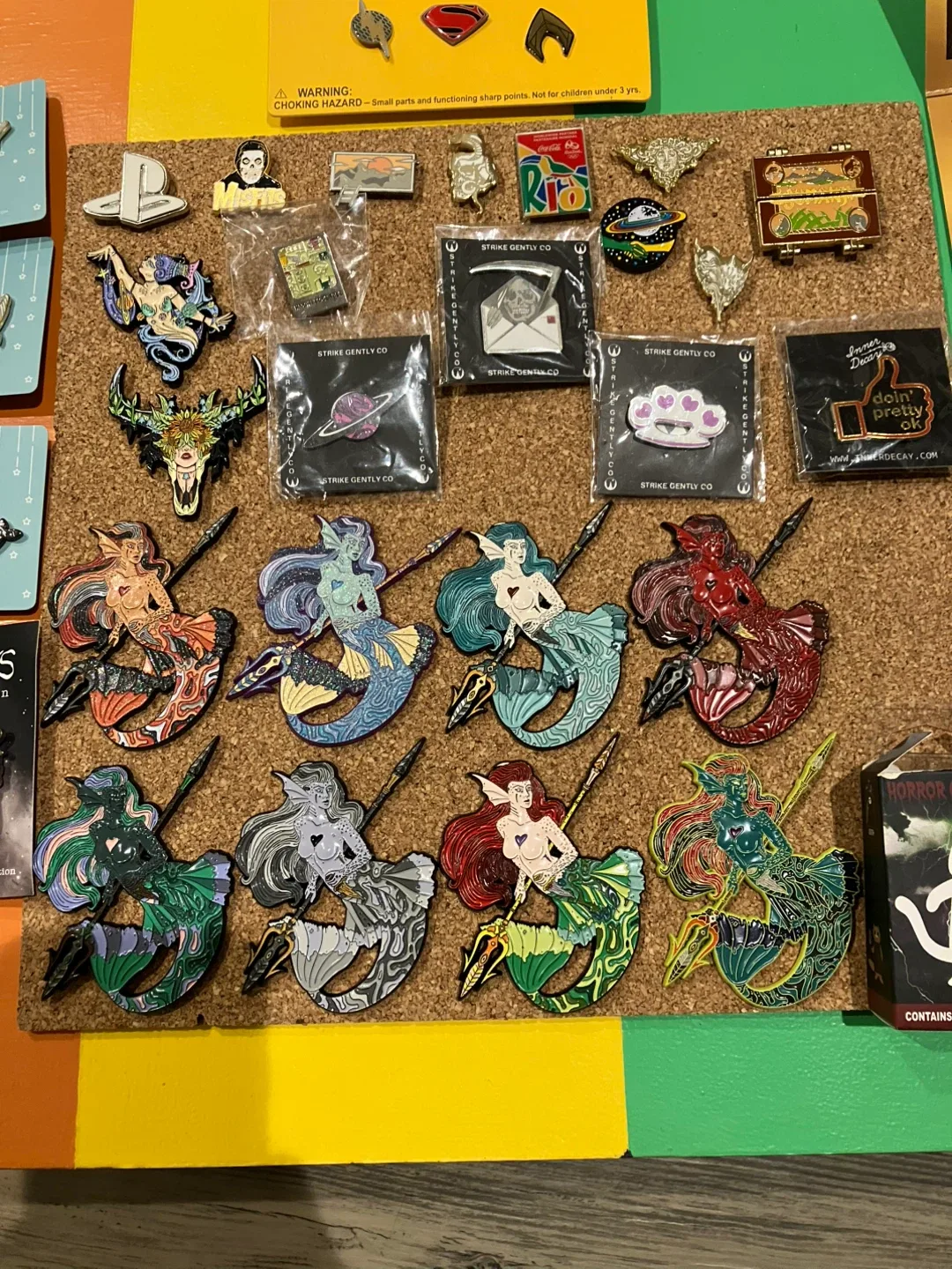 Large Enamel Pin Lot image indicator(4)