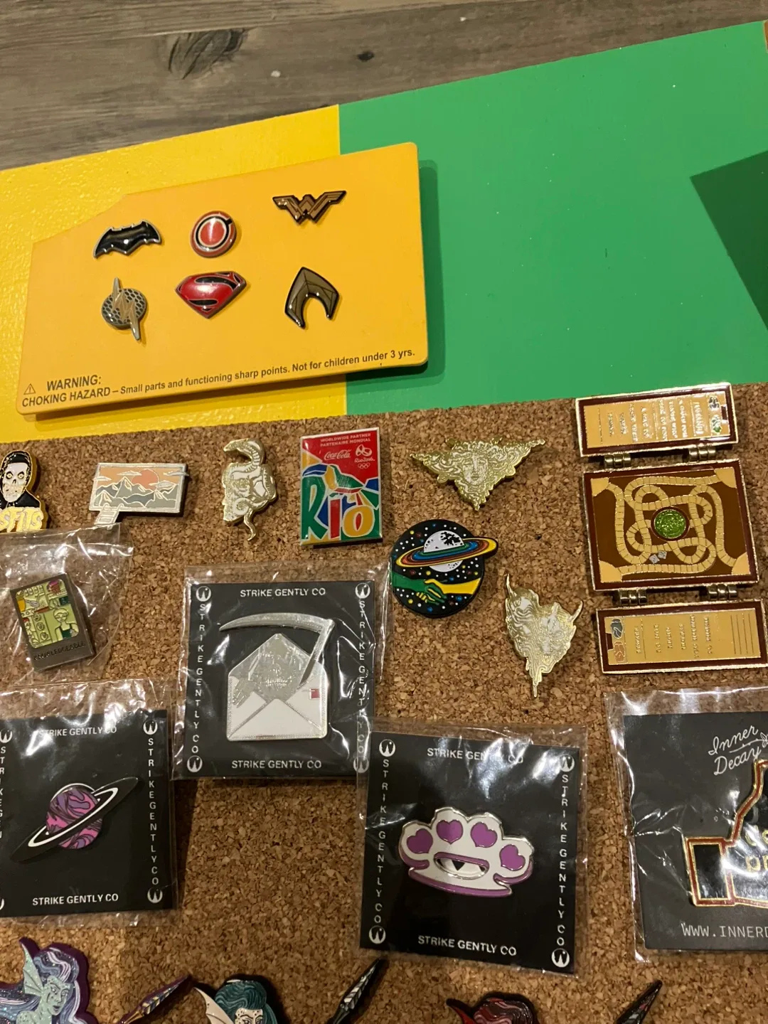 Large Enamel Pin Lot image indicator(8)