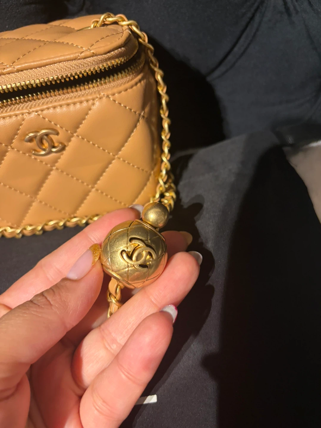 Chanel Vanity Mini Bag with Chain - photo 3