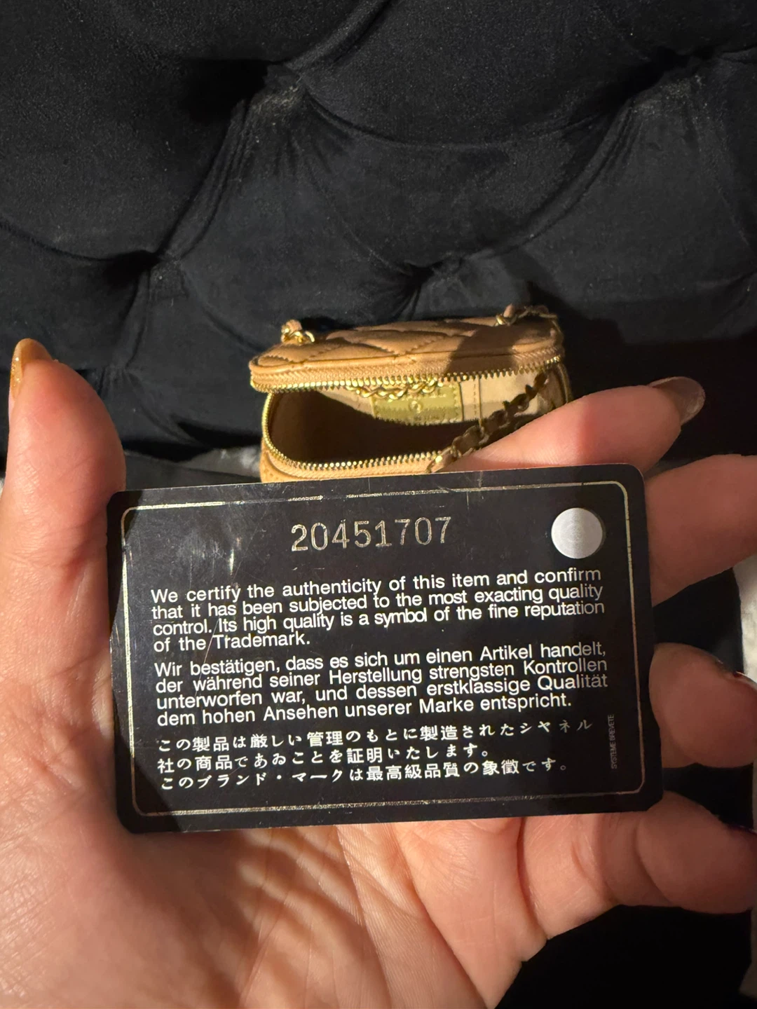 Chanel Vanity Mini Bag with Chain - photo 5