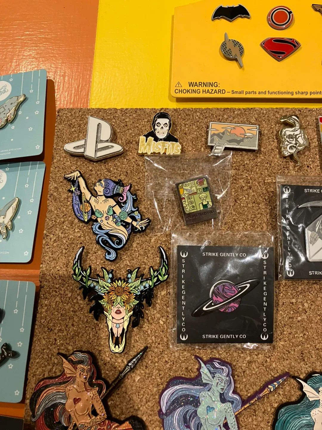 Large Enamel Pin Lot image indicator(7)