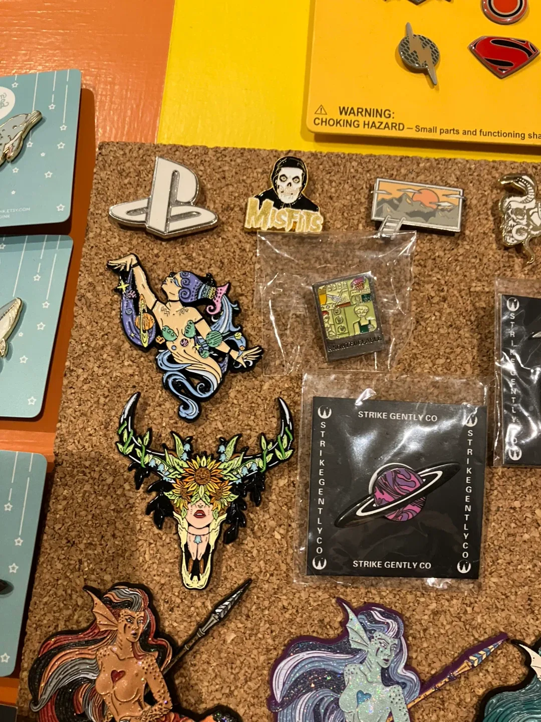 Large Enamel Pin Lot image indicator(6)