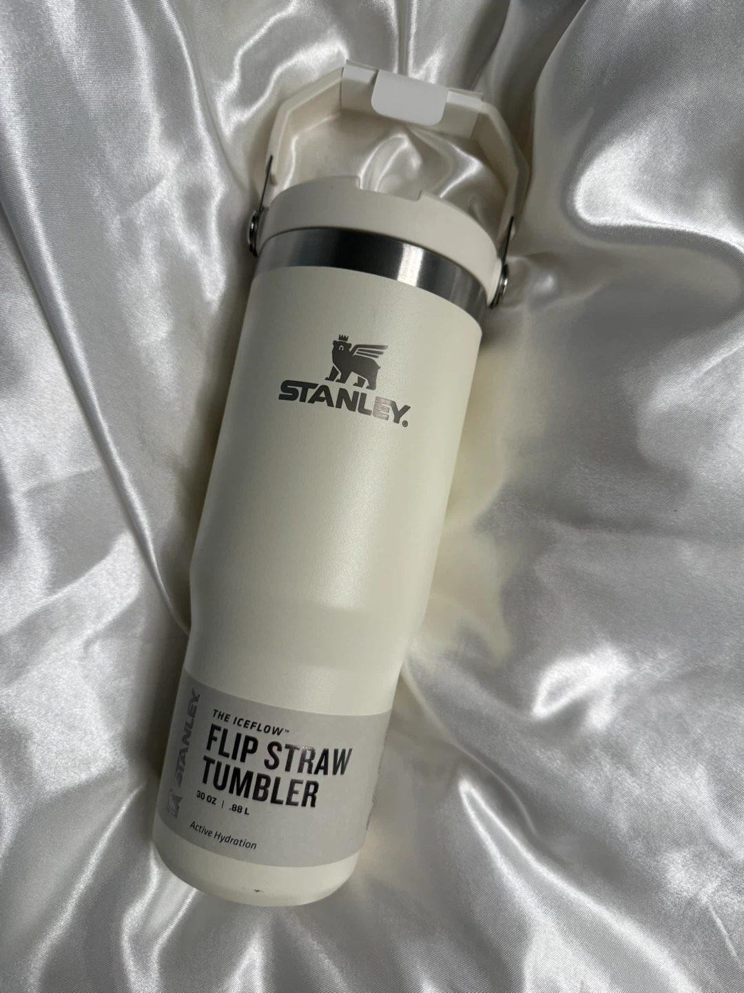 Stanley IceFlow Stainless Steel Tumbler, 30oz, Cream - NEW - photo 5