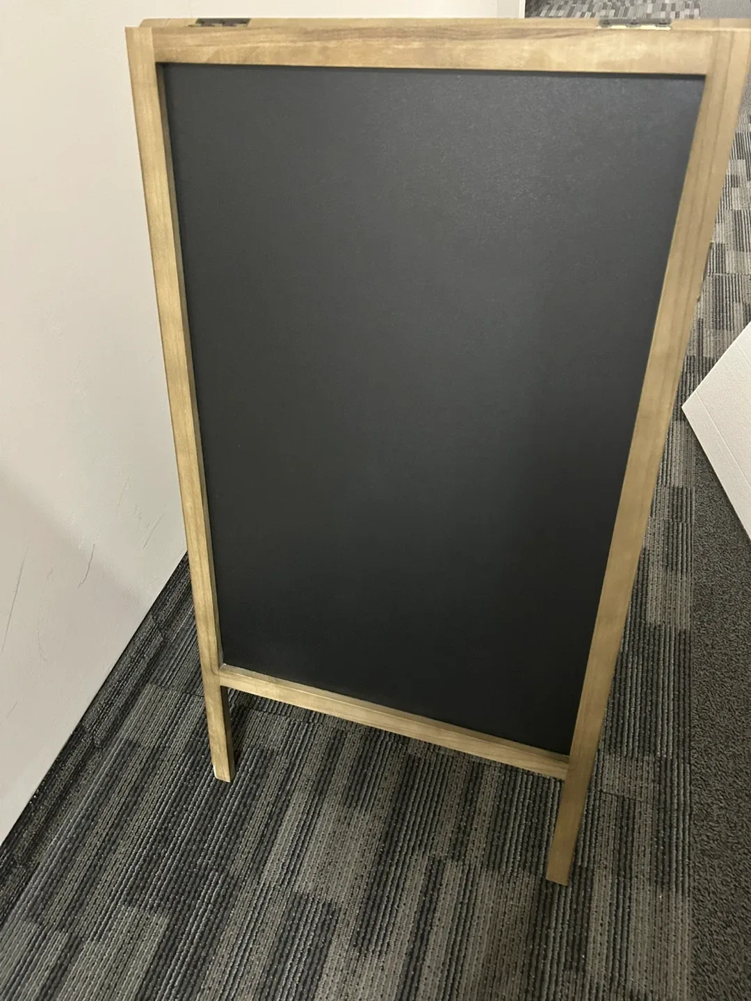 Brand New XL Chalkboard Message A-Frame Sign image indicator(7)
