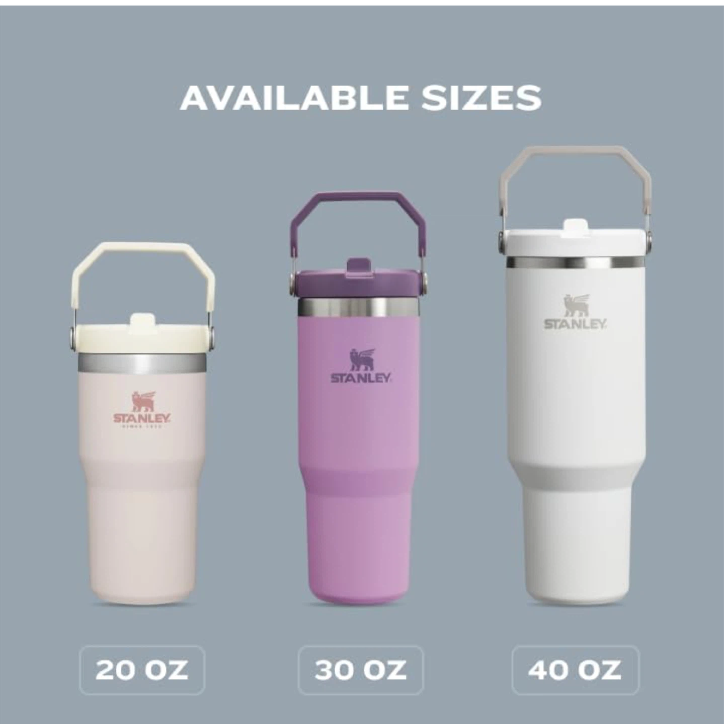 Stanley IceFlow Stainless Steel Tumbler, 30oz, Cream - NEW - photo 2