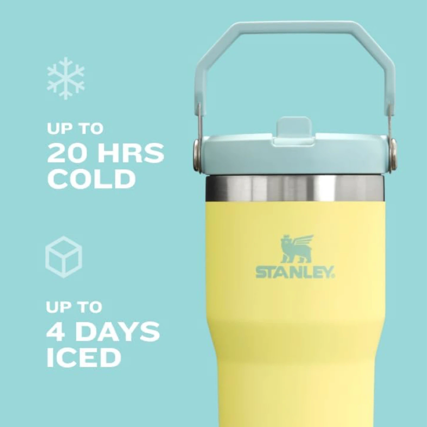 Stanley IceFlow Stainless Steel Tumbler, 30oz, Cream - NEW - photo 4