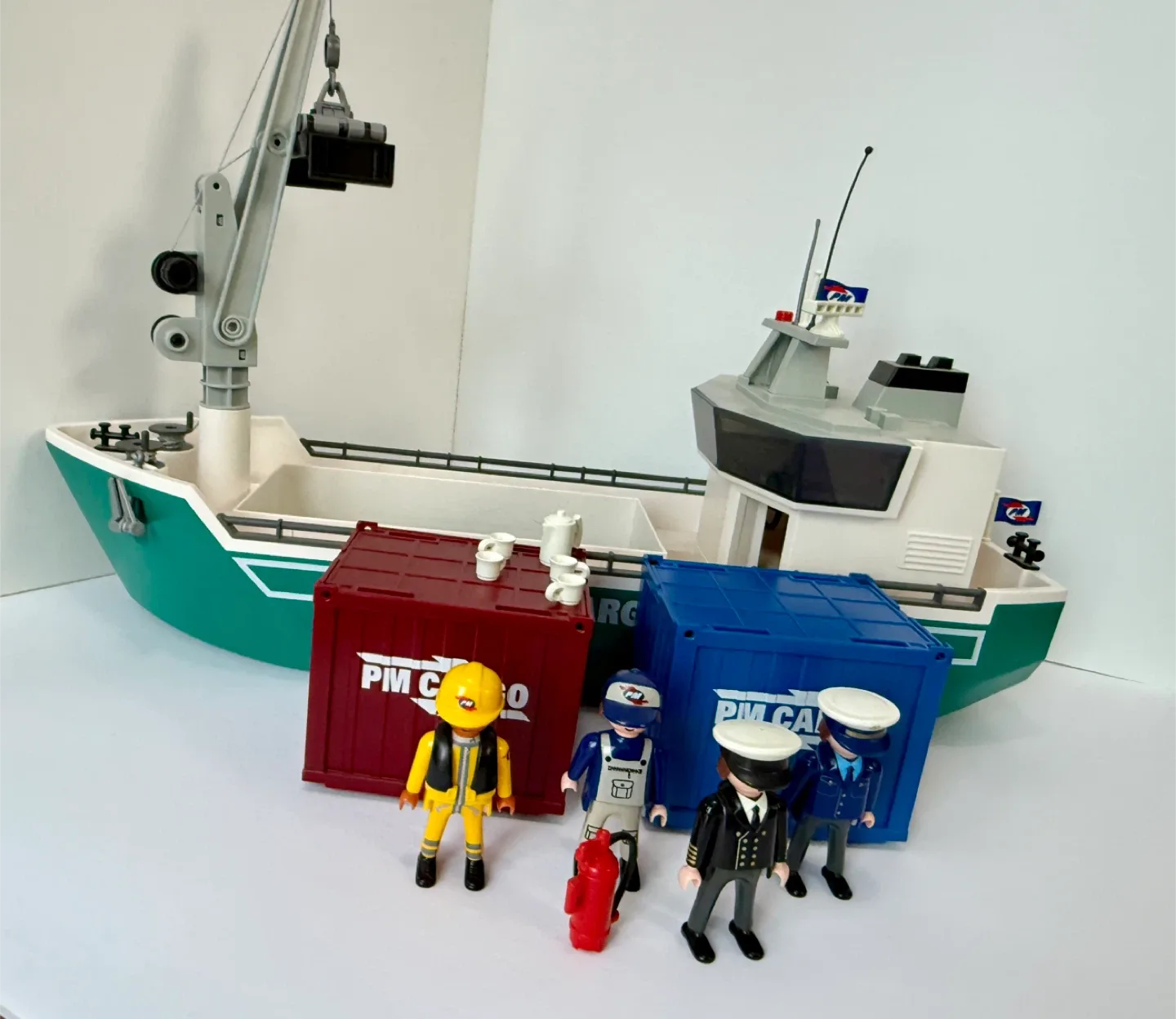 Playmobil Cargo Ship with Crane