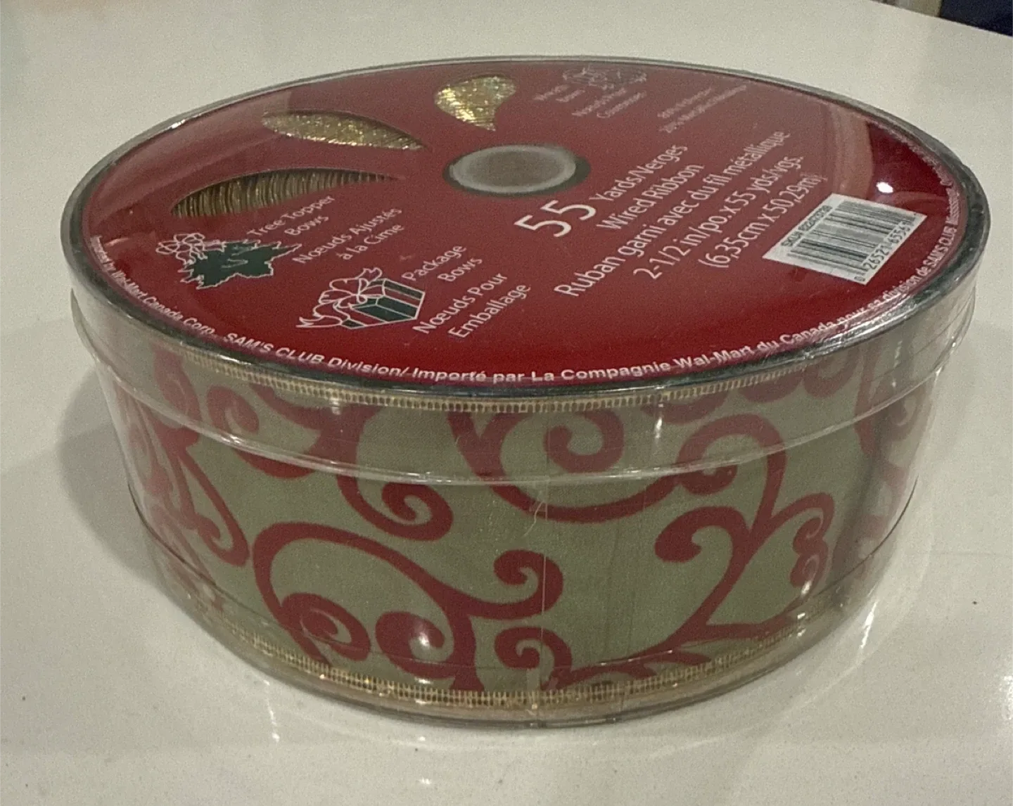 Sam's Club 55 Yards Wired Ribbon