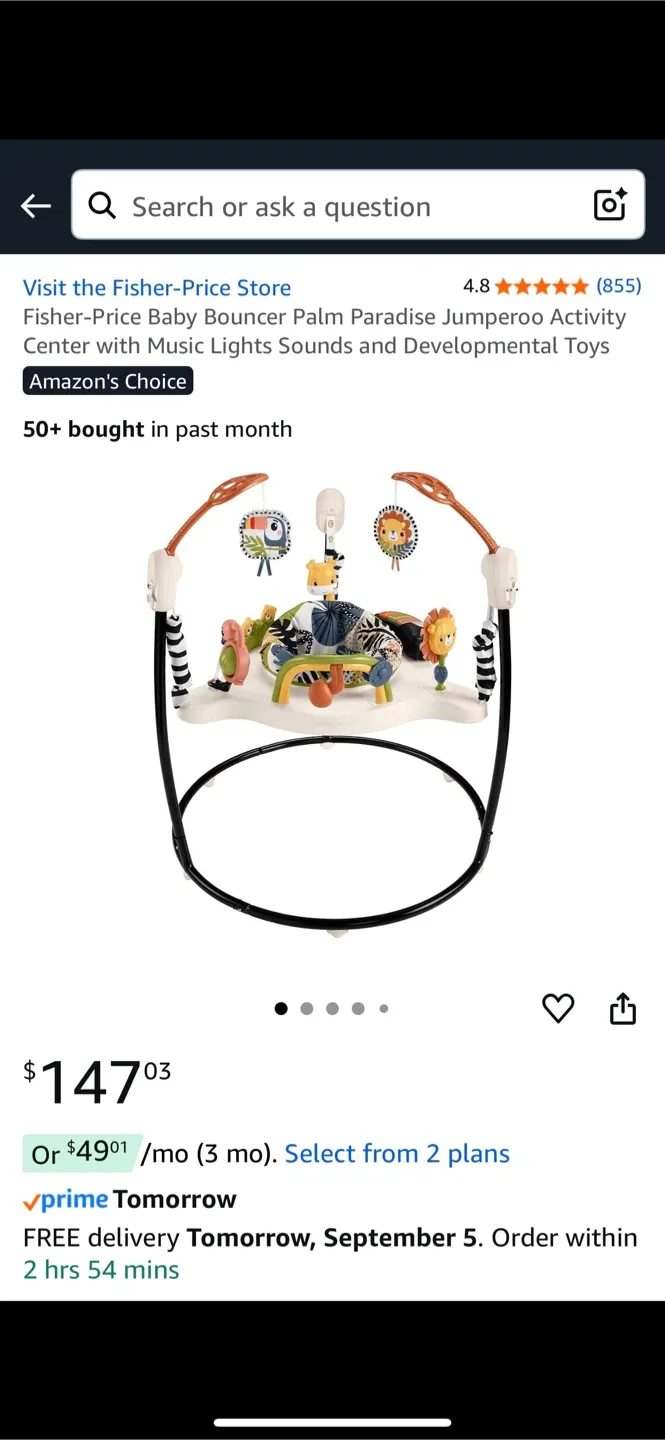 Play Bouncer with Toys for Babies image indicator(7)