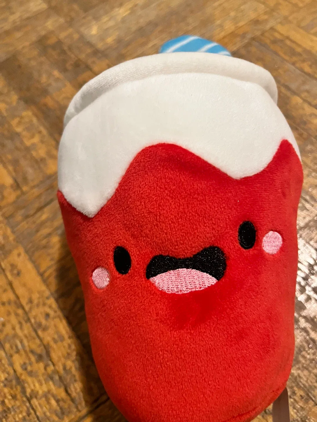 Red Drink Squishmallow Plush