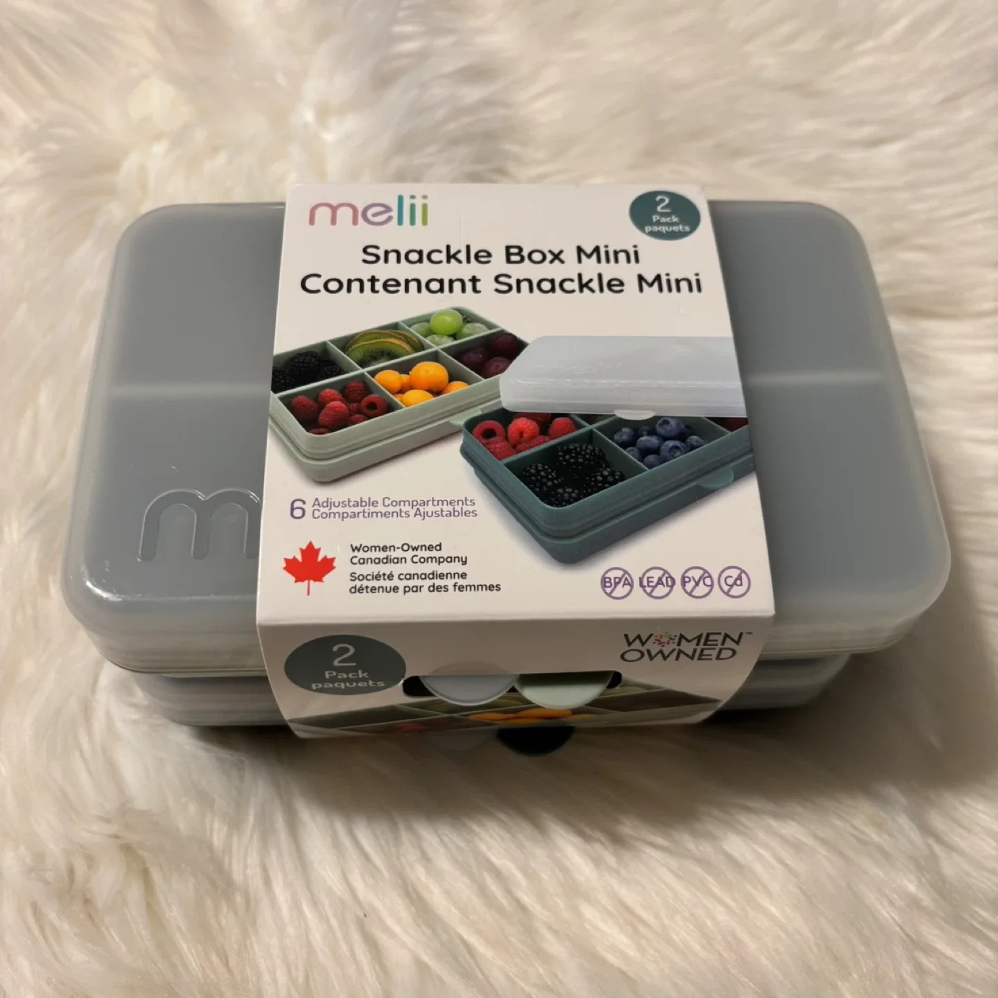 New Melii Snackle Box Mini - 2 Pack