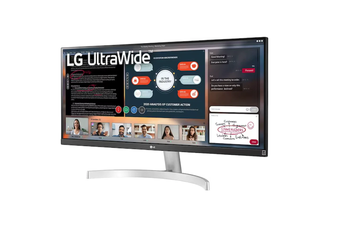 LG 29” Ultrawide Monitor - photo 3