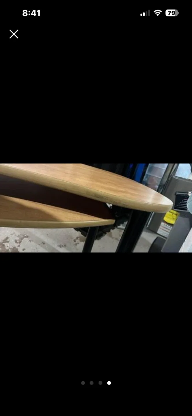 Wooden Computer Desk with Keyboard Tray