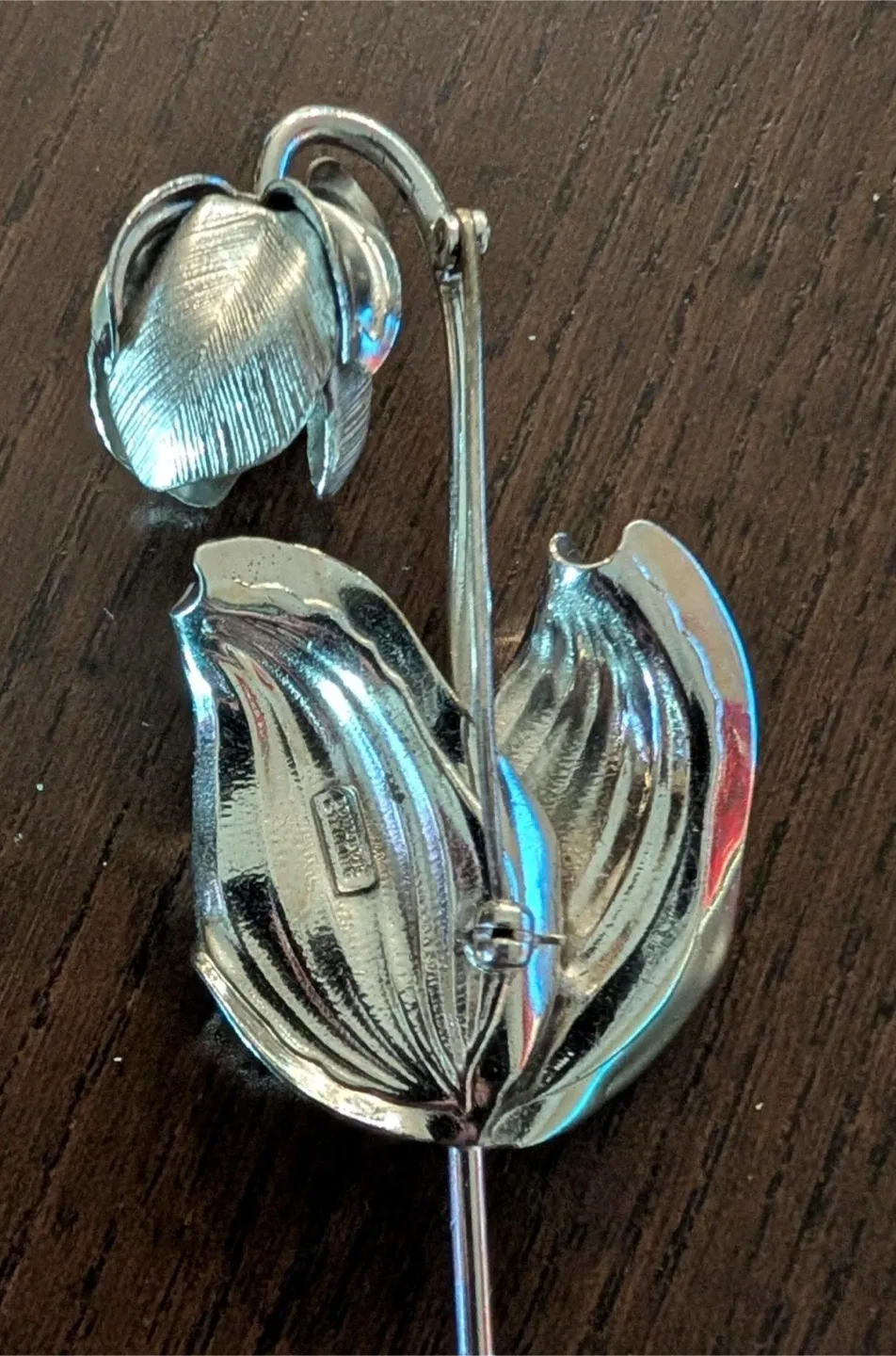 #Cleanout- Vintage Silver Tone Flower Brooch