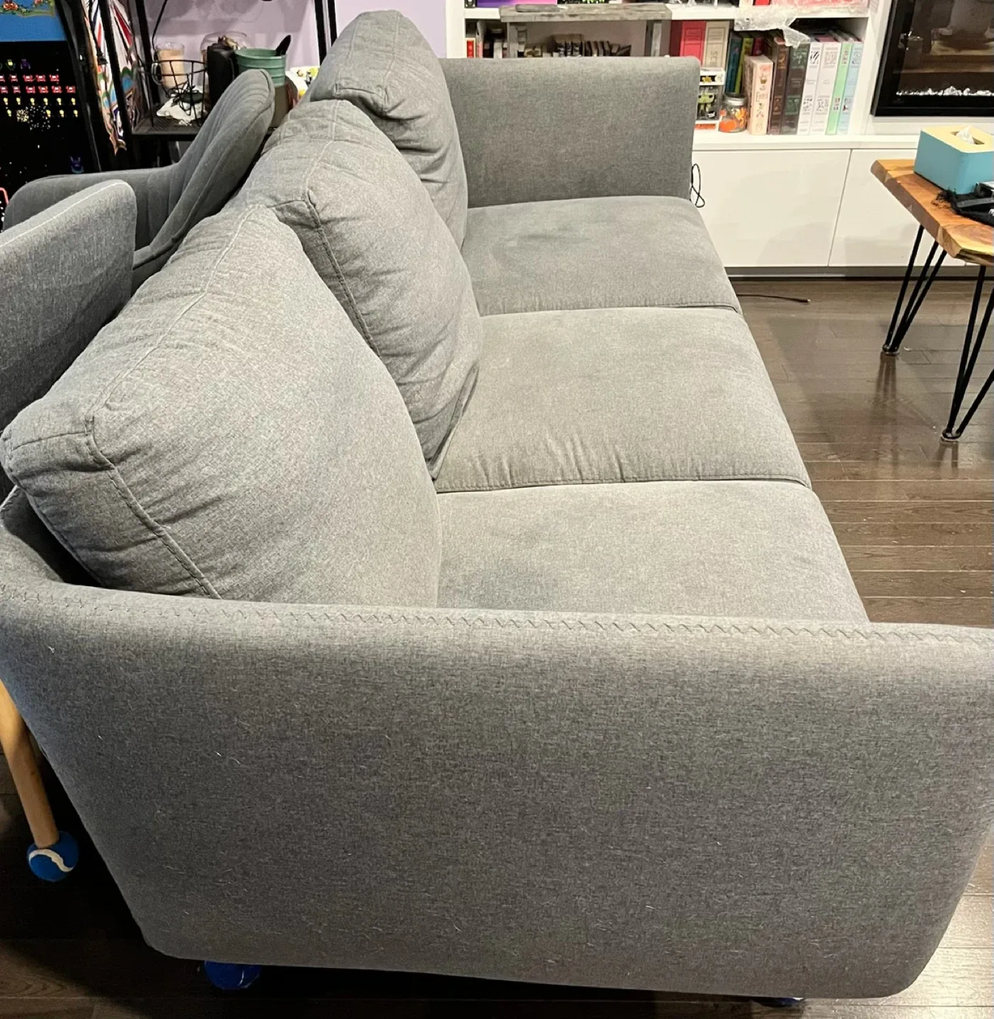 A three seat struct tube couch for sale