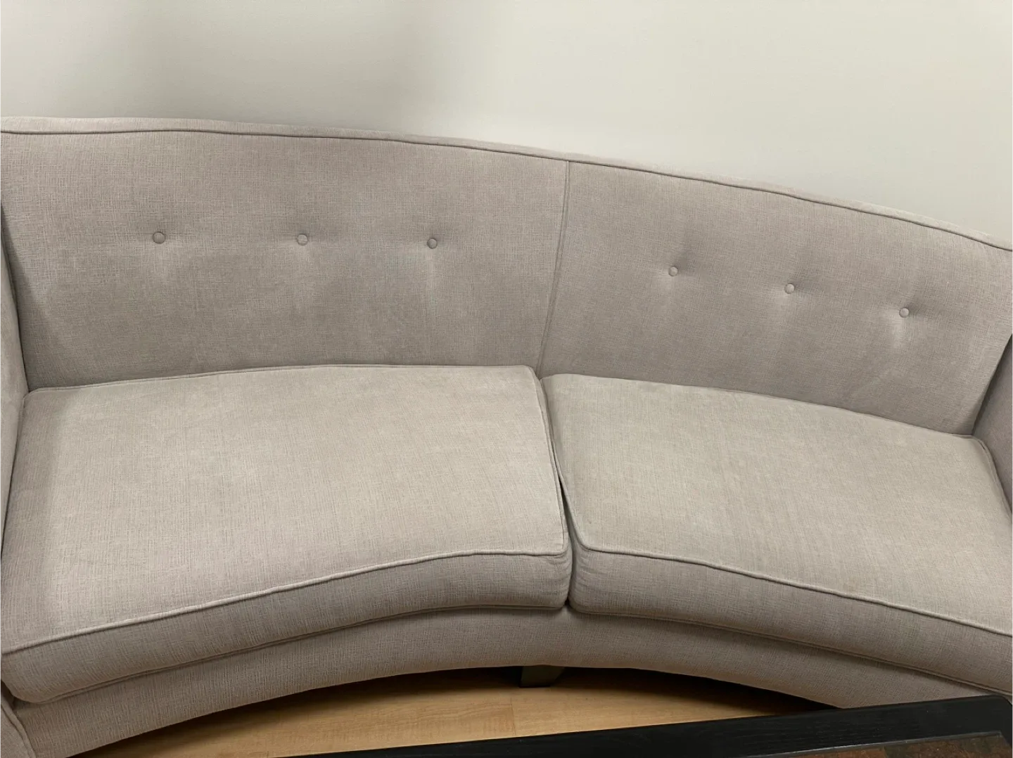 Neutral Curved Sofa image indicator(2)