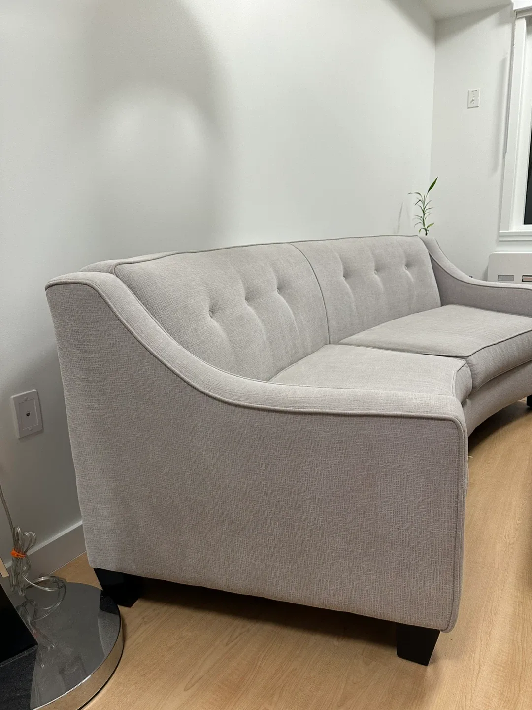 Neutral Curved Sofa image indicator(3)