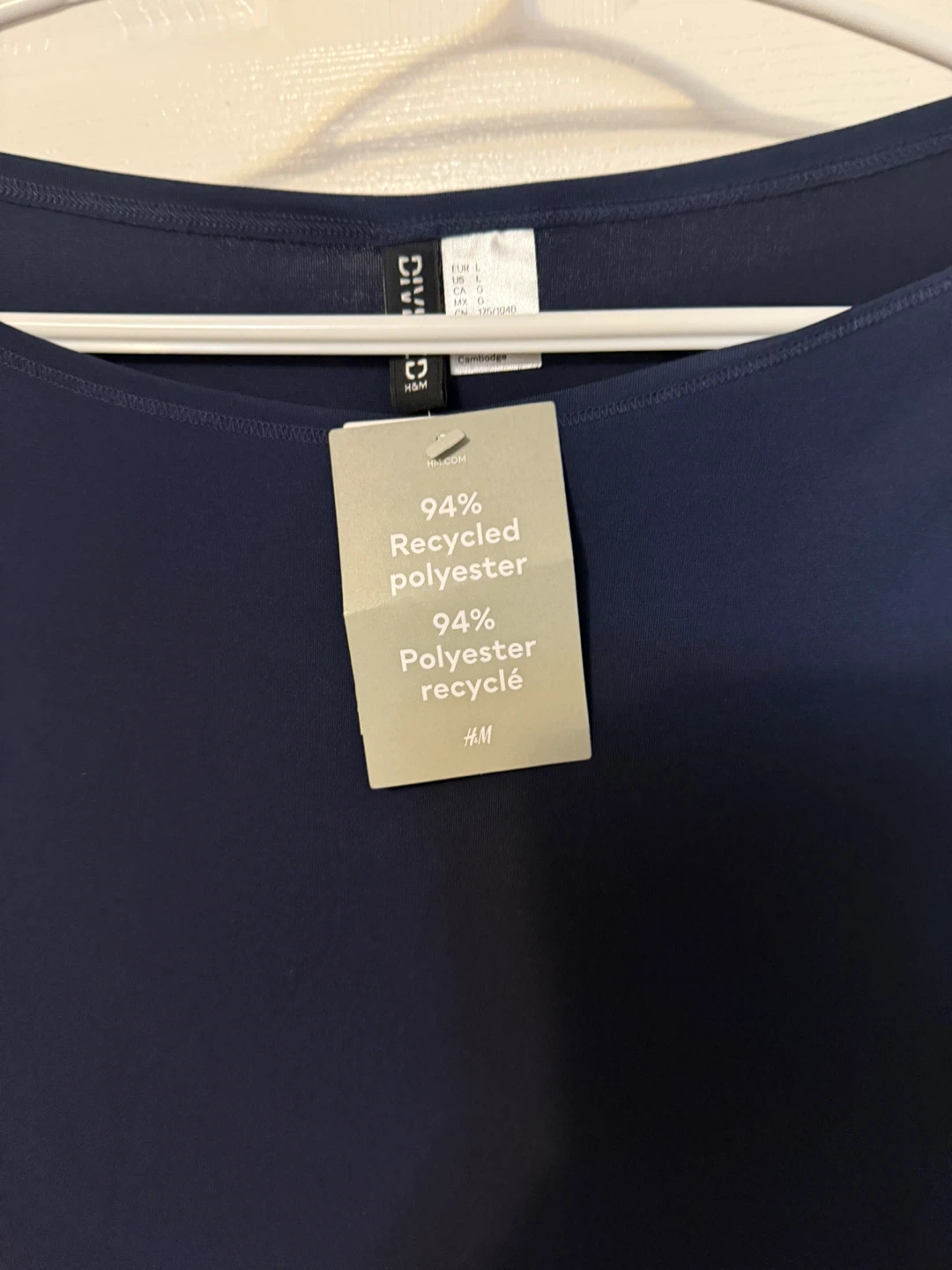 New H&M Navy Blue Dress - Size L - photo 2