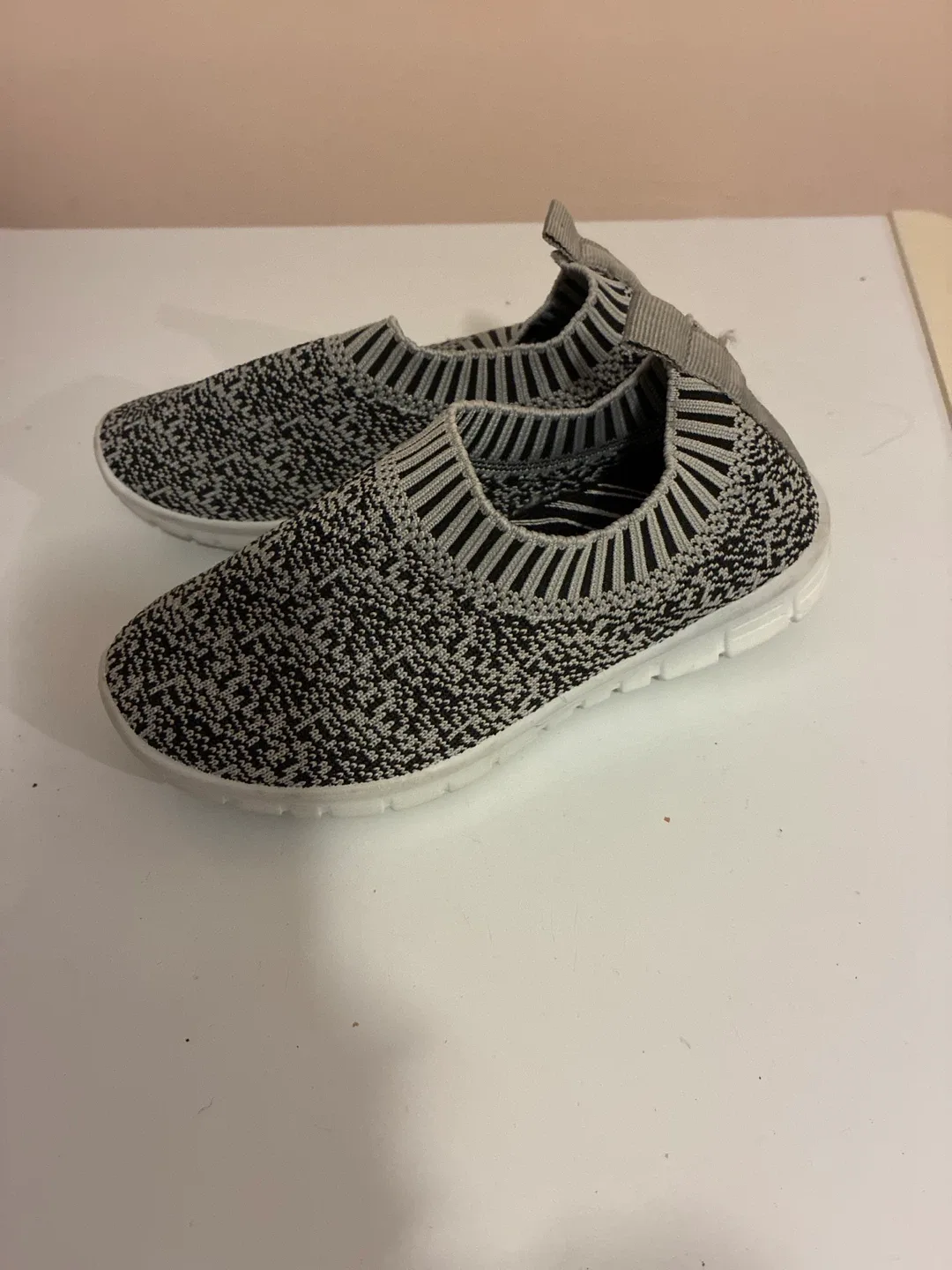 Slip-on Sneakers - Black & Grey