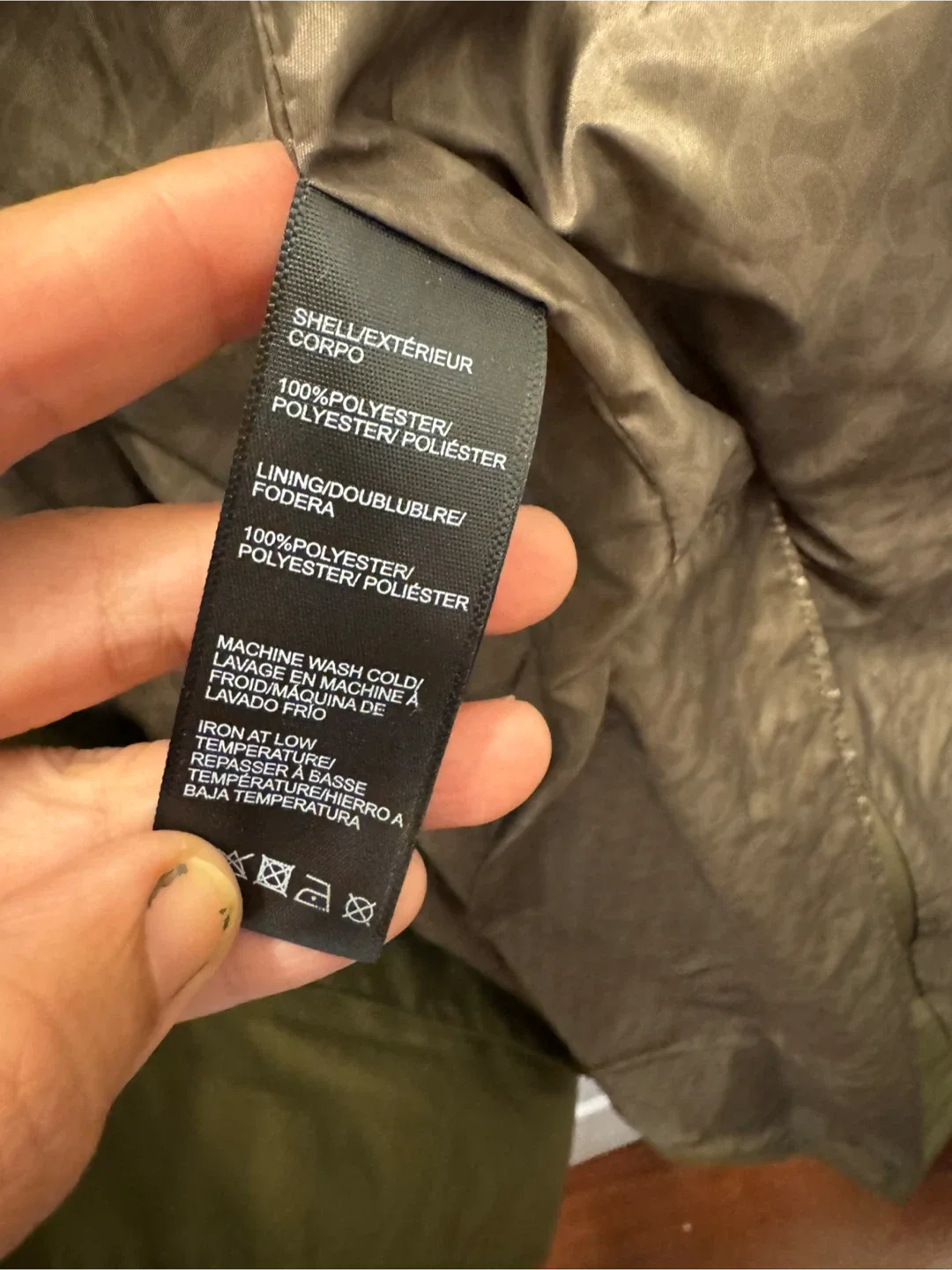 Rebecca Minkoff Olive Green Trench Coat - Size S image indicator(6)