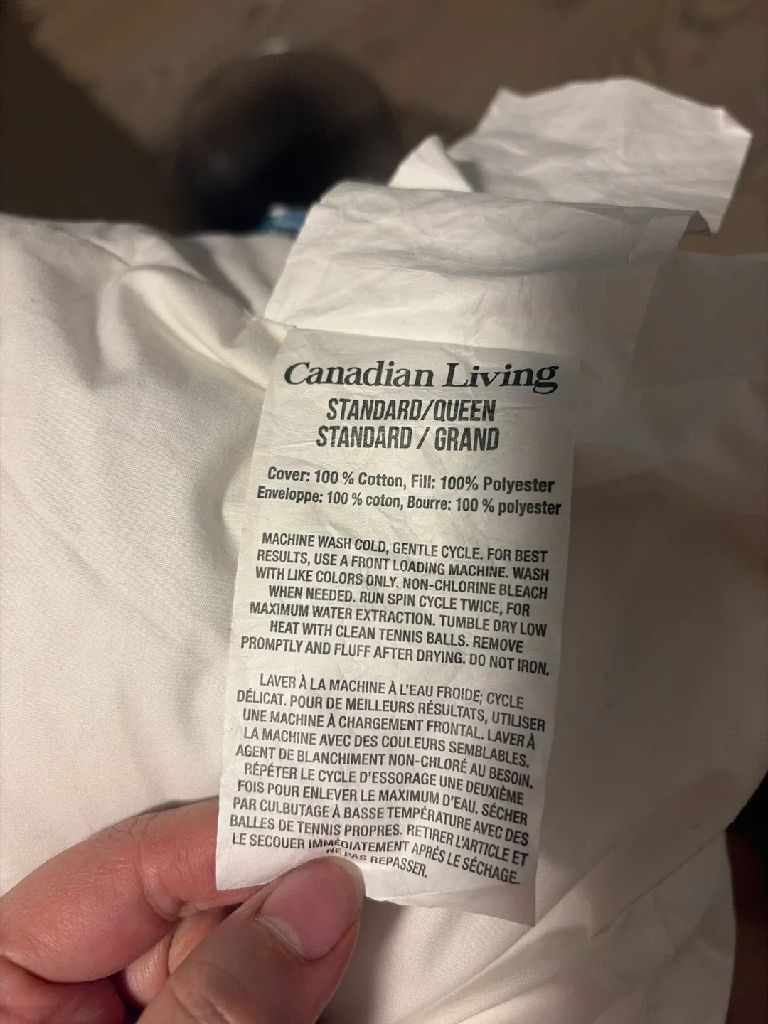 Canadian Living Down Illusion Standard/Queen Pillow image indicator(3)