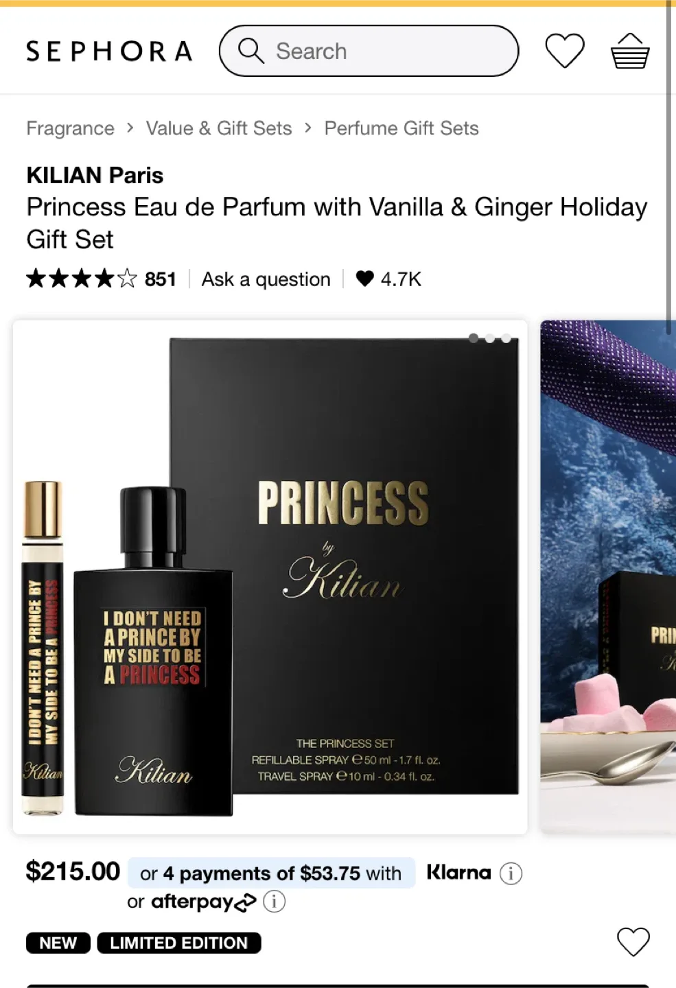 Kilian Paris Princess Eau de Parfum Gift Set