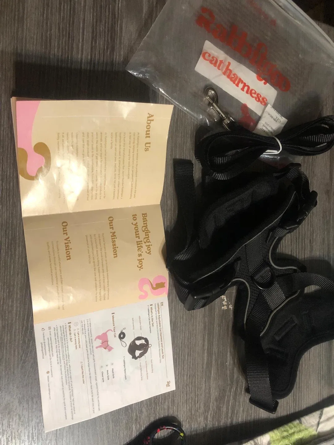 Rabbitgoo Cat Harness - Black image indicator(3)