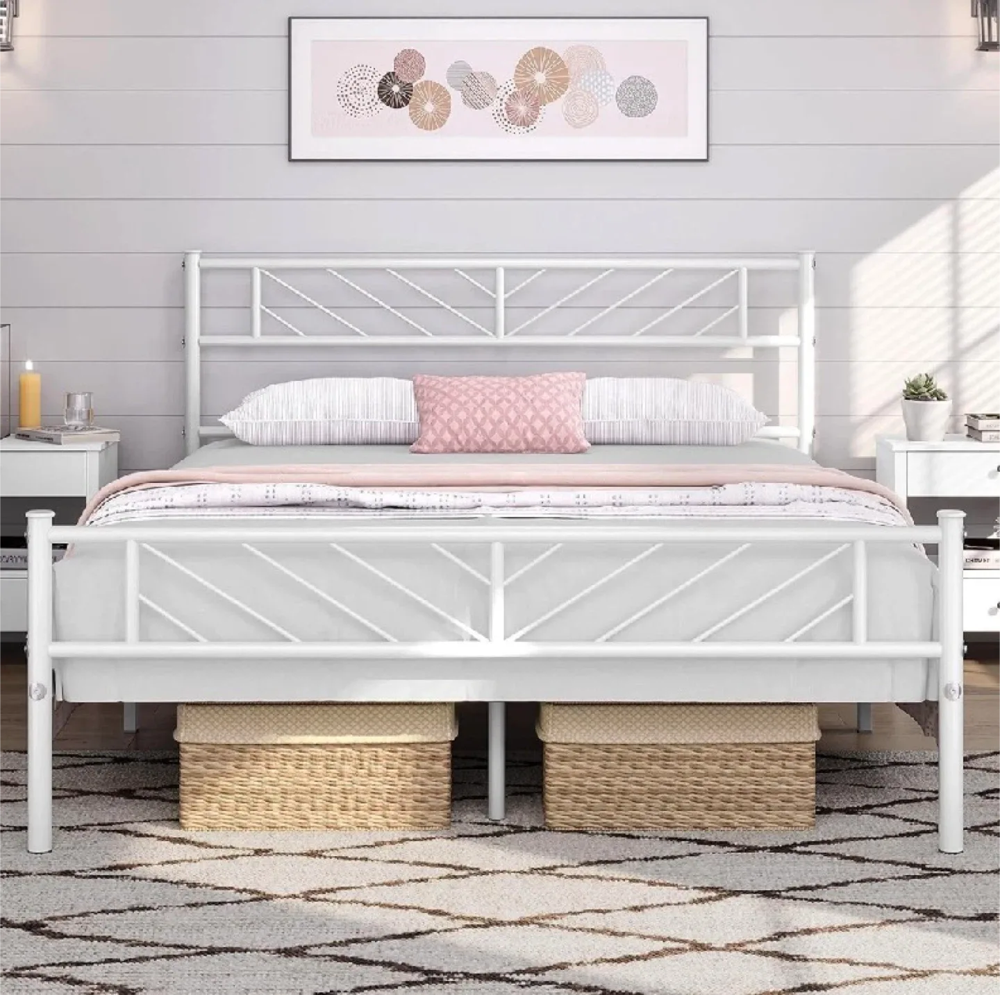 Queen Size Metal Bed Frame