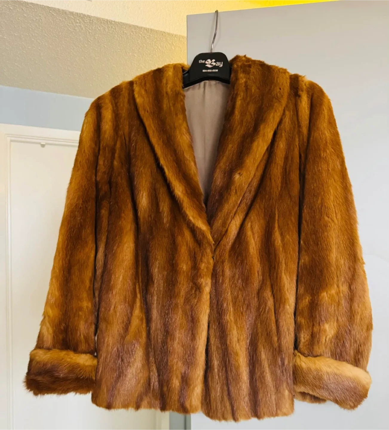 #Cleanout- Brown Fur Coat