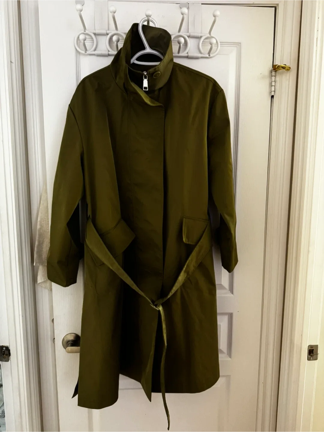 Rebecca Minkoff Olive Green Trench Coat - Size S