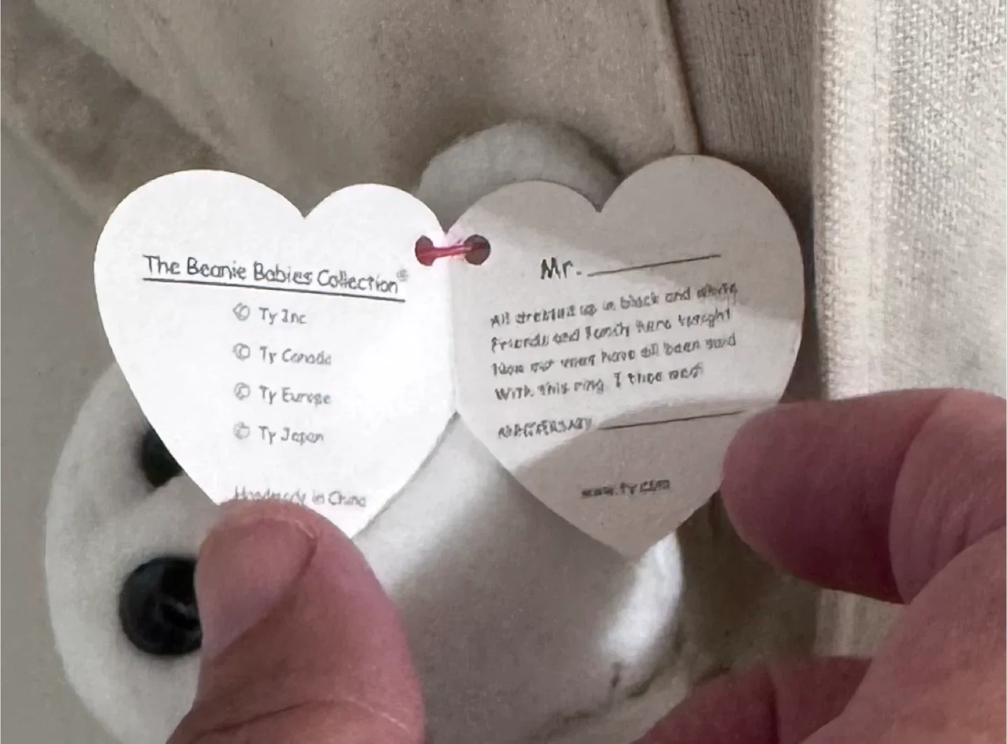 Ty Beanie Babies Collection Mr. & Mrs. Anniversary Bears image indicator(3)